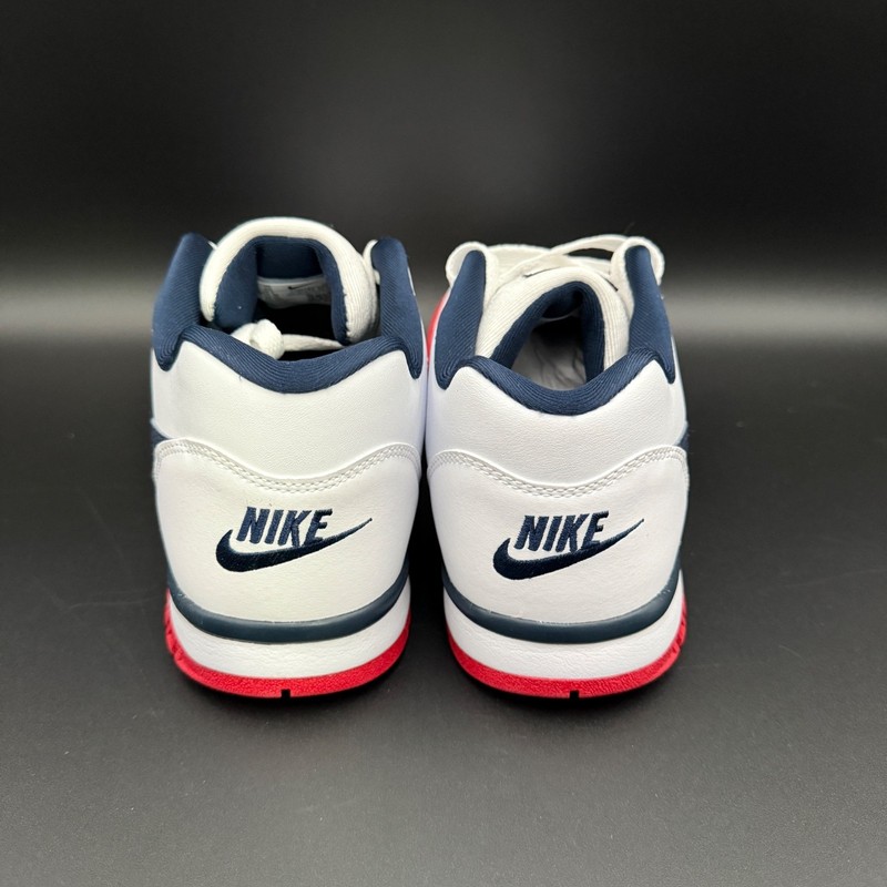 Nike Cross Trainer Low White Gym Red Blue Retro Sneakers CQ9182-101 Mens Size gallery