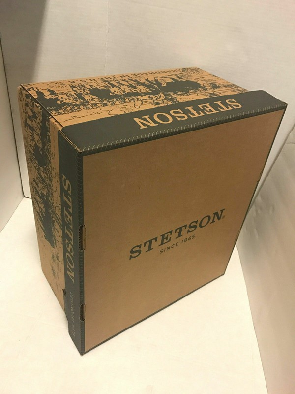 Stetson® 4X Brenham Granite Grey Brim 4" Crown 5" Felt Hat With Free Hat Brush gallery
