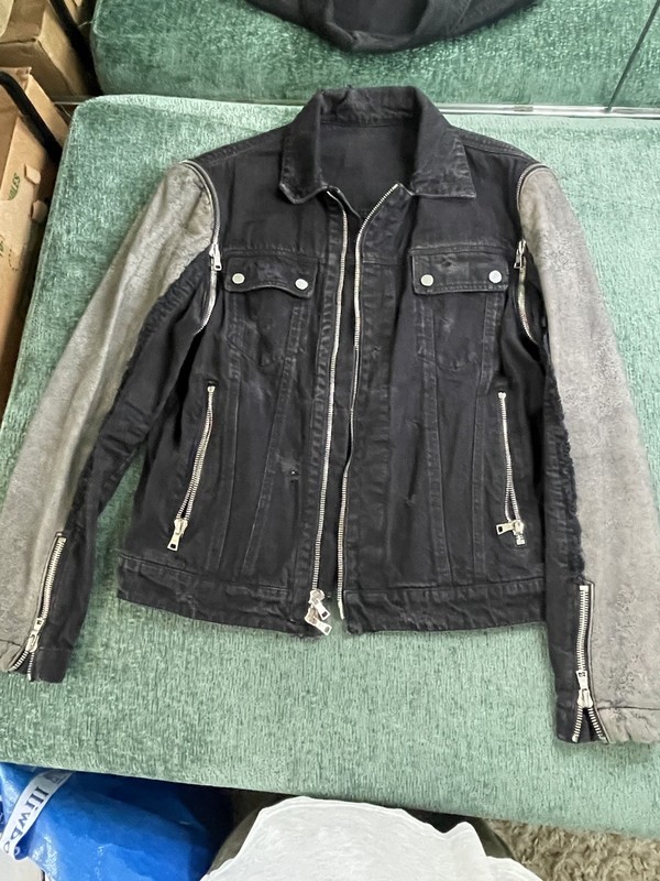 Unique Jean/Suede Jacket Size L