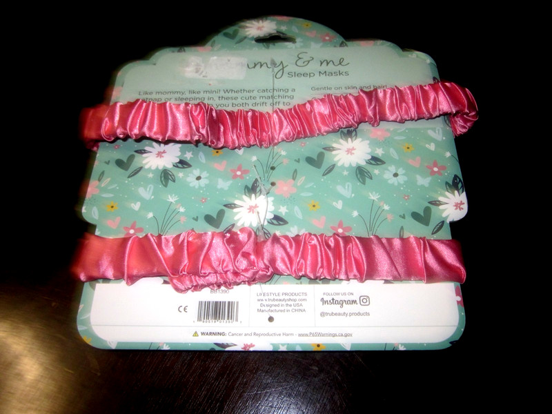 NEW BELLA BEAUTY Mommy & Me Sleep Masks Set Mama Bear Sleeping in Vacation Fun gallery