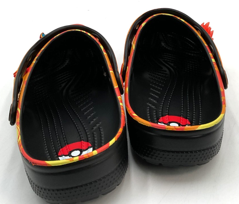 Pokémon x Crocs Charizard Classic Men's 9 / Women's 11 Fire Orange Clogs NIB gallery