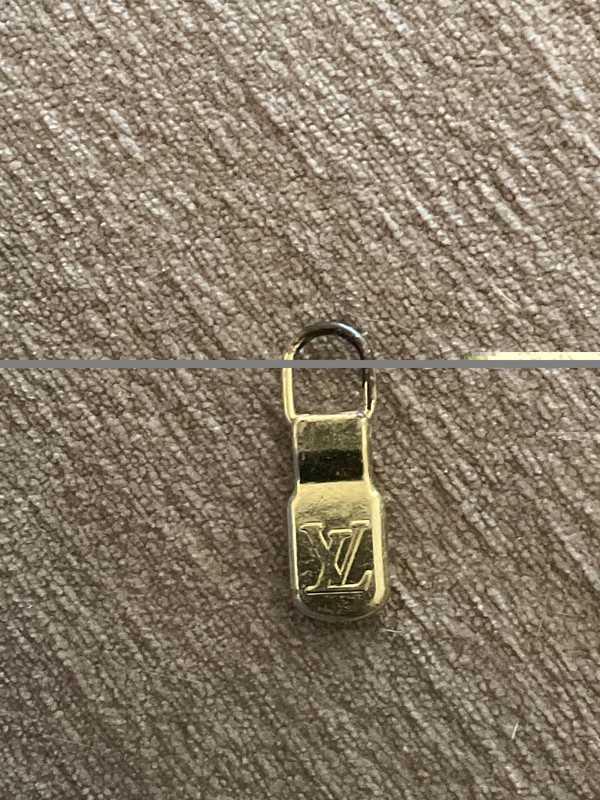Louis Vuitton Metal Brass Zipper Pull Vintage Repair Reuse Replace Crafts