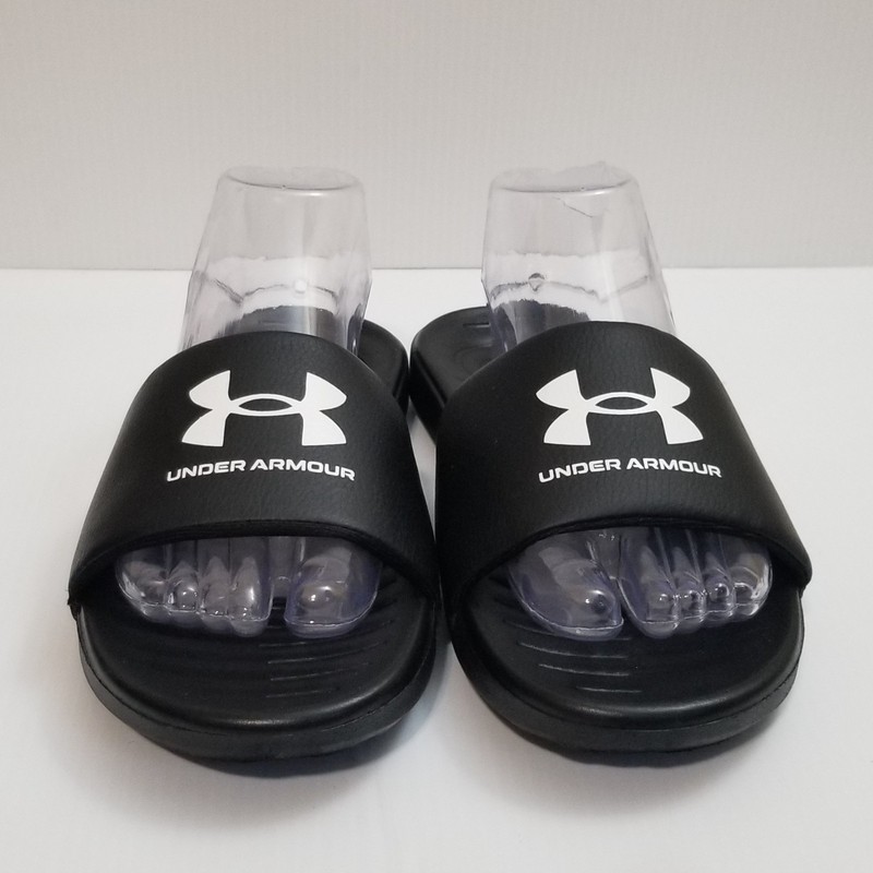 Under Armour Sandals Womens 8 Ansa Fix Slide White Slip On Comfort 3023772-004 gallery