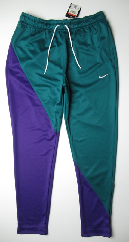 Nike NWT Sportswear NSW Swoosh Colorblock Track Pants – Teal/Purple – Men’s L