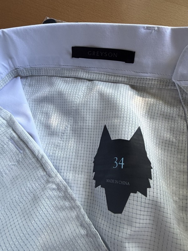 $130 Greyson Golf Shorts Mens Size 34 Montauk Performance Arctic White 10" gallery