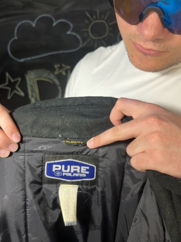 Vintage Polaris Racing Snowmobile Insulated Puffer Jacket gallery