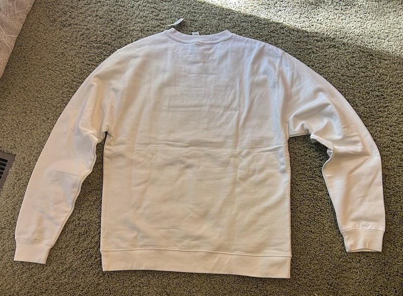 Unknown Factory Men's White Cleveland Logo Crewneck Sweatshirt Size M gallery