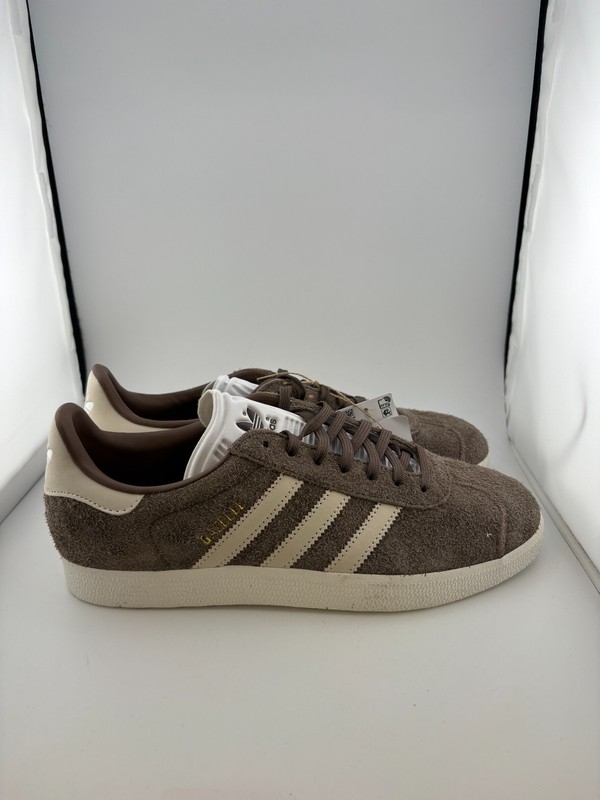 NEW Adidas Gazelle Earth Strata Wonder White Off White IG4392 Size 10W NO BOX