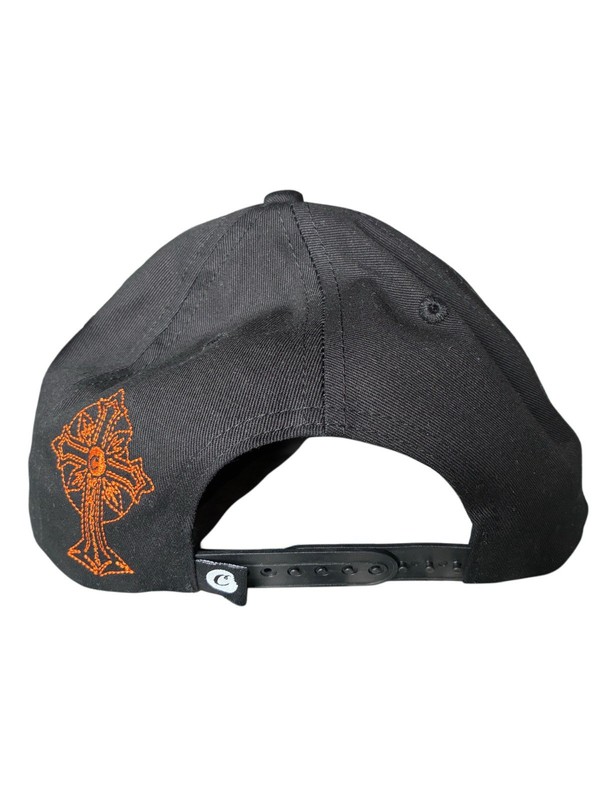 Cookies World On Fire Snapback Hat Black Flame Logo Adjustable Cap Zumiez NWT gallery