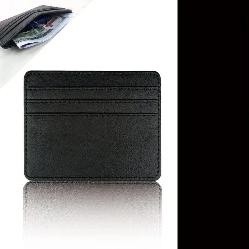PU Leather ID Card Case - Slim Multi-Slot Holder for Bank/Credit Cards gallery