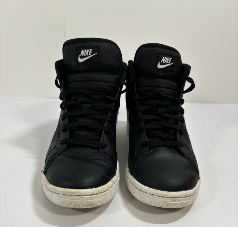 Nike Mens Court Royale 2 Mid CQ9179-001 Black White Shoes Sneakers Size 7.5 gallery