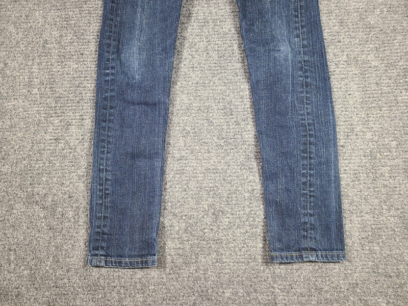 Levis 510 Jeans Mens 29x32 Blue Denim Classic Western Whiskering Washout gallery