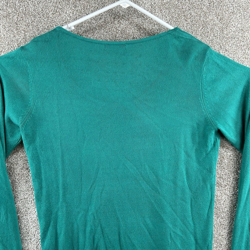 Laura Scott Women's Sweater Size Large Green Long Sleeve Pullover Knit gallery