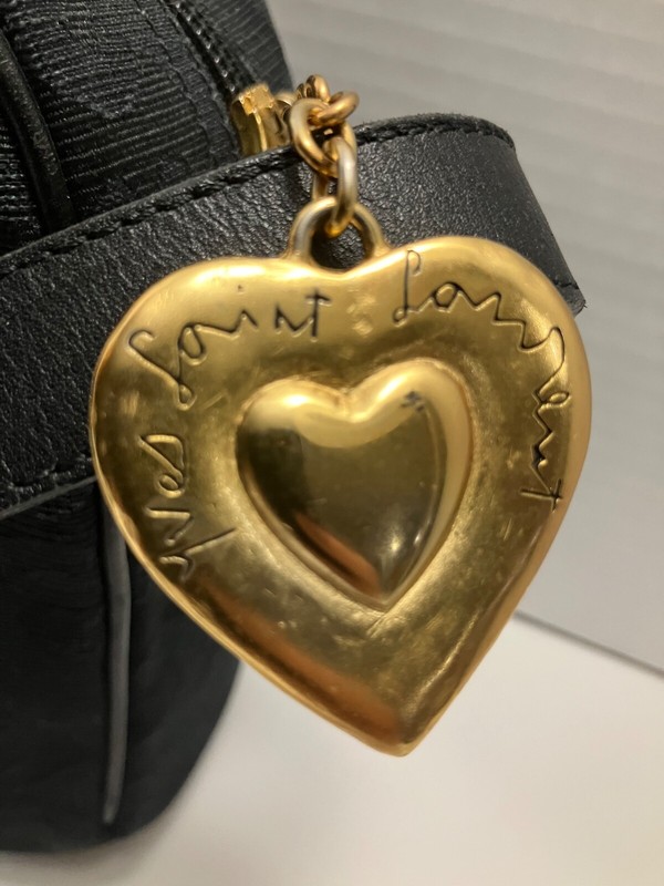 Yves Saint Laurent Vintage Heart Baroque Pattern Saddle Shoulder Bag-See Picture gallery