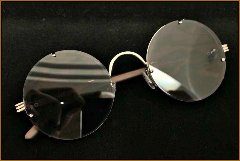 Mens Classy Elegant Exotic Sophisticated Retro Style SUNGLASSES Round Frame Lens gallery