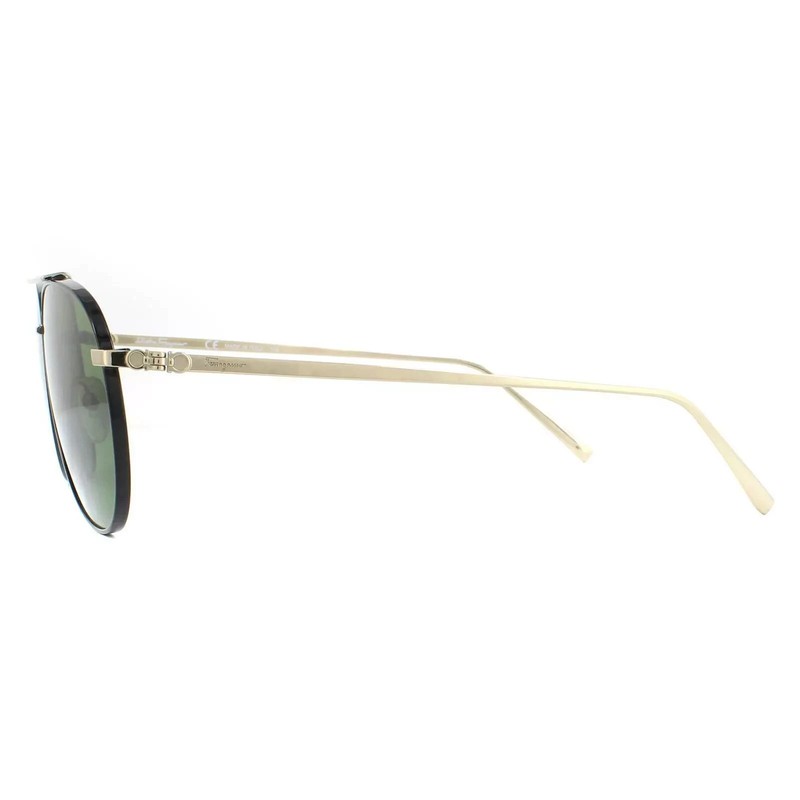 Salvatore Ferragamo Sunglasses 0SF201S 733 60 Gold Green gallery
