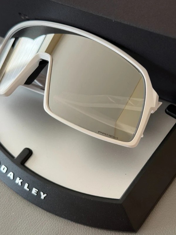 Oakley Sutro OO9406 Polished White Frame Prizm Mirror Lens Sunglasses