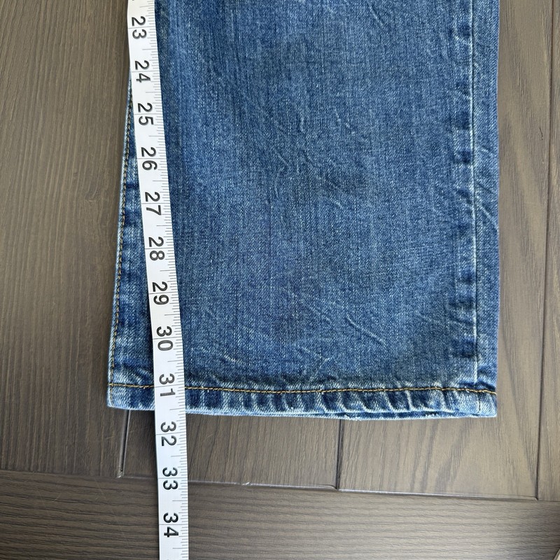 VTG Levis 501 Button Fly Blue Jeans Mens 34x34 Stone Wash Distressed Denim Y2K gallery