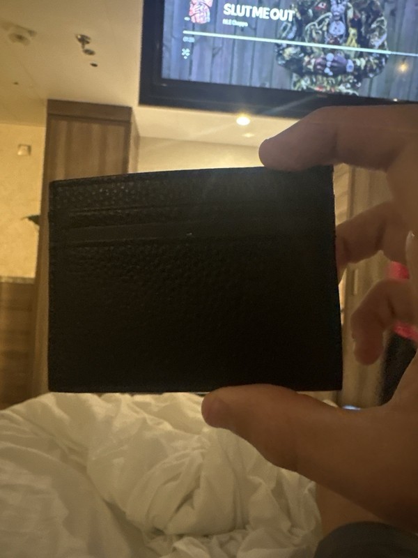 Gucci Men's Black Logo Card Case Wallet, Solid, Credit Card Feature gallery