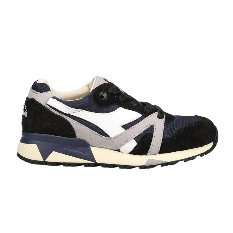 diadora N9000 Italia Lace Up Mens Black, Blue Sneakers Casual Shoes 179033-6006