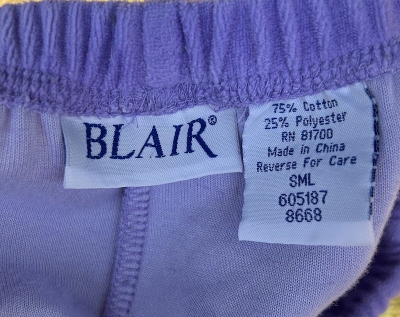 Blair Purple Velour 2-Piece Tracksuit Zip Jacket & Pants Pockets S/M gallery