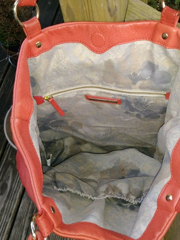 Elliott Lucca Cartagena cayenne Leather Handbag Purse Tote - Wow! gallery