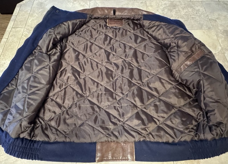 Mens 3XL NFR Vest Wrangler Boyd Gaming Las Vegas Western Vest Wool Leather Rodeo gallery