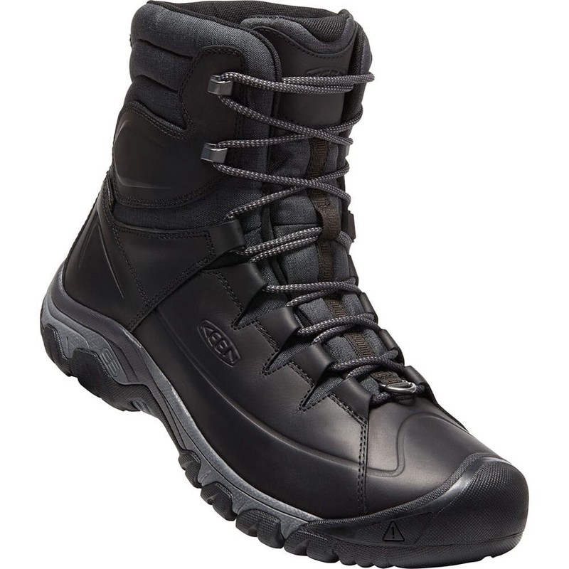 KEEN TARGHEE LACE BOOT HIGH POLAR MEN’S Size 10 Regular Fit Black/Raven