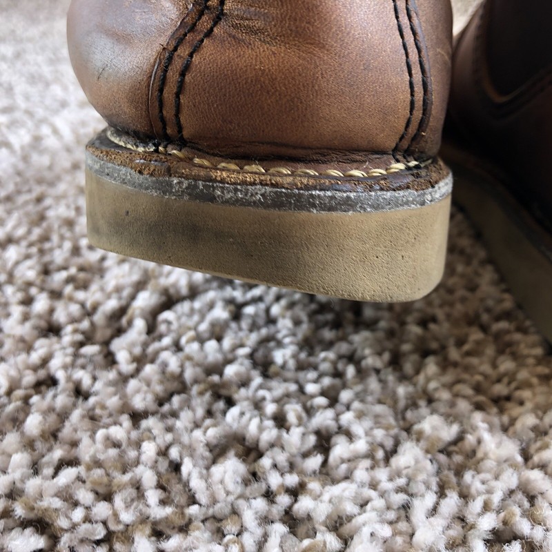 Red Wing Heritage Weekender Chelsea Boots Sz 9 D Copper Rough Tough Leather 3311 gallery