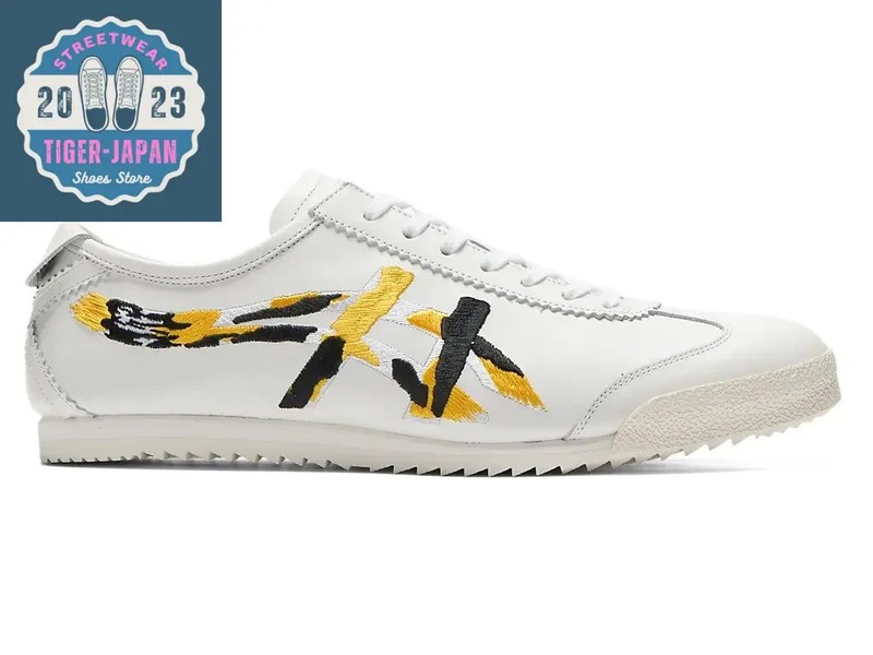 Onitsuka Tiger NIPPON MADE MEXICO 66 DELUXE 1181A578 101 White Yellow Men Shoes gallery
