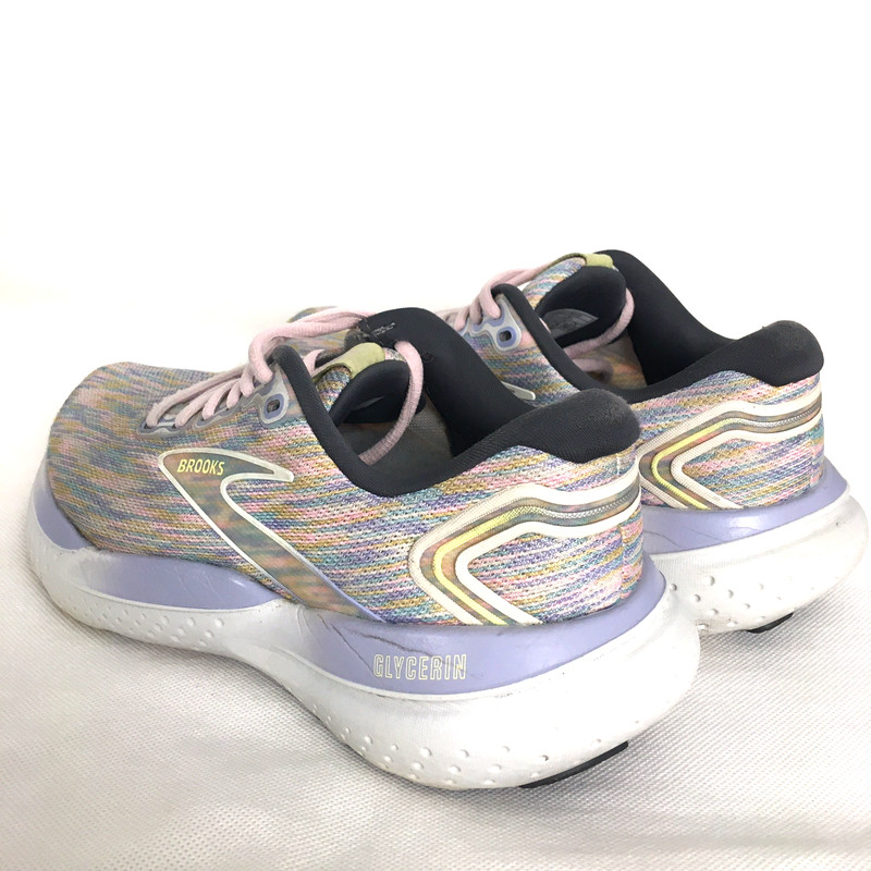 Brooks Shoes Glycerin 21 Womens Size 7 Pink Purple Athletic Running Sneakers gallery