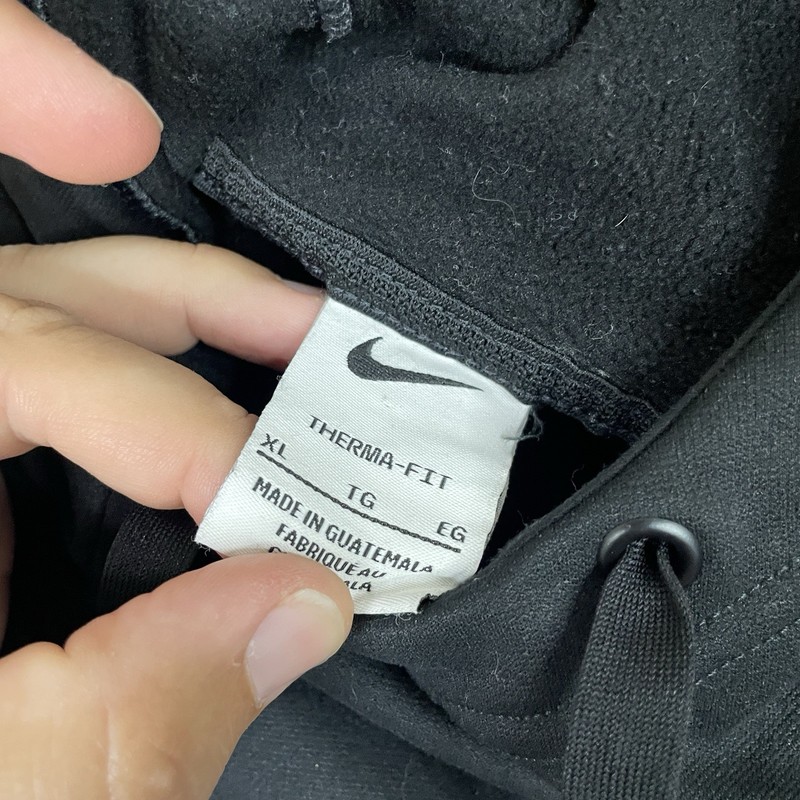 Nike Therma-Fit Hoodie Men XL Black NFL Green Bay Packers Crucial Catch Cancer gallery
