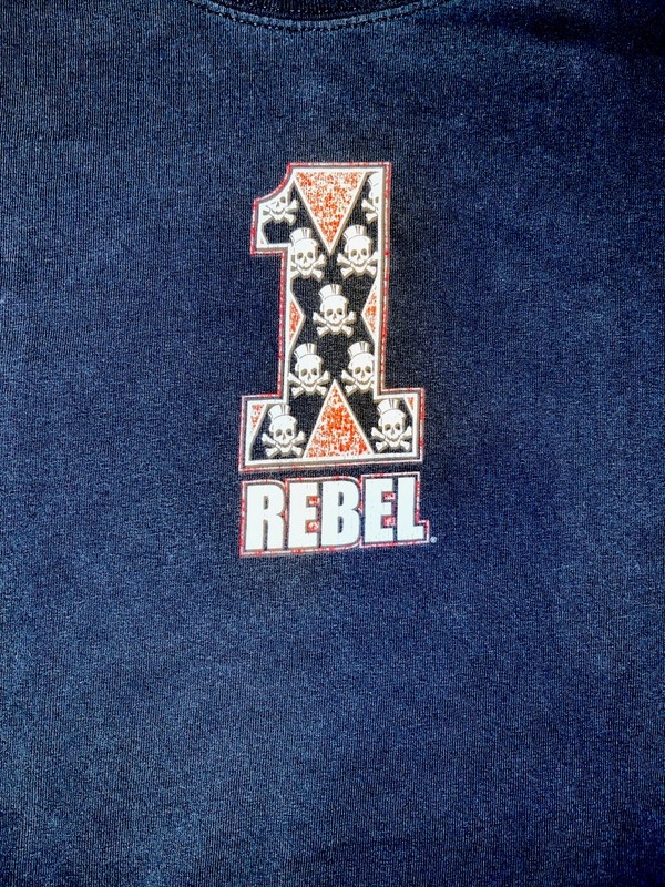 Rebel Skates Vintage Y2K Skater Tee Men’s XL Graphic Print Black
