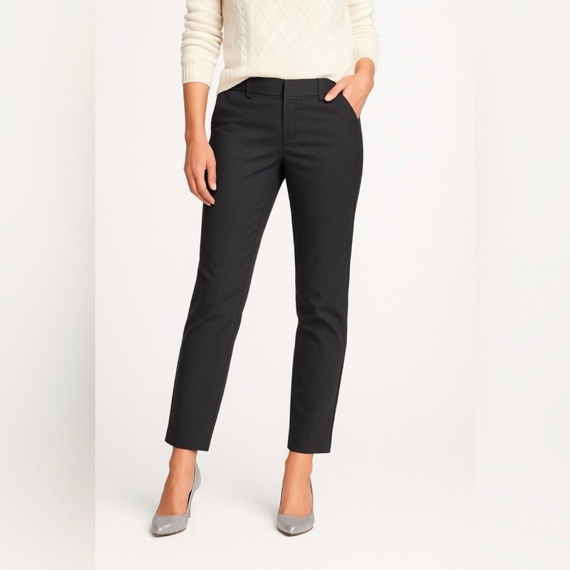 Banana Republic Factory Pants Size 10 Gray Jackson Fit Work/Office