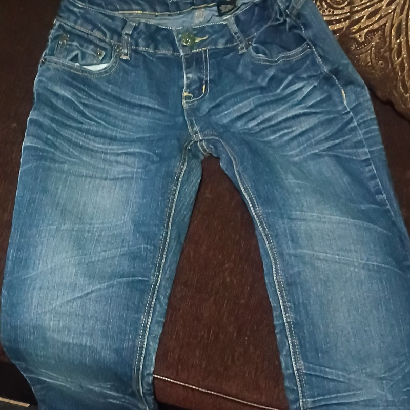 Rue 21 Women’s Medium Wash Blue Bootcut Jeans Stretch Embroidered 5-Pocket 7