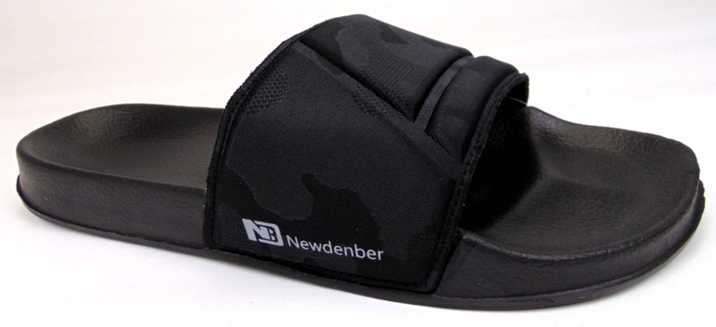 NewDenBer Men’s Comfort Slide Sandals Lightweight Slip on Sandals, Size 10.5 M