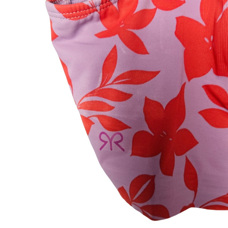 Ruby Ribbon Demiette Pink Purple Floral Print Size 42 Bra Wireless gallery