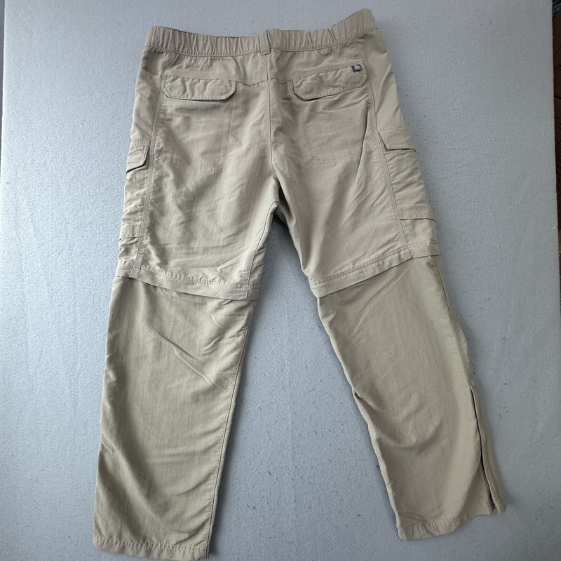North Face Pants Mens Extra Large Khaki Brown Paramount Peak II Convertible gallery