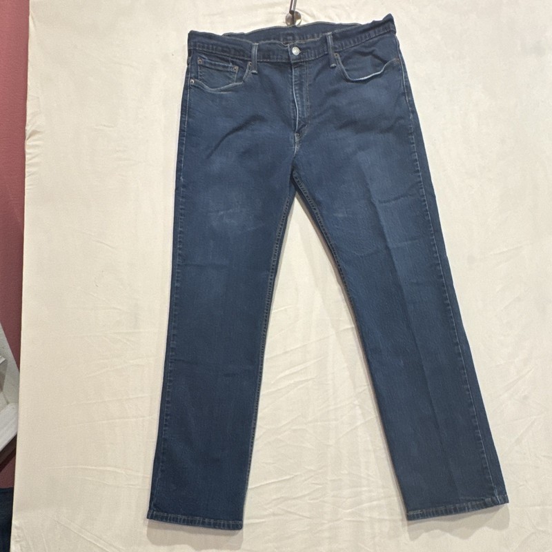 Levi’s Men’s Slim Straight Medium Wash Blue Denim Cotton Mid Rise 5-Pocket