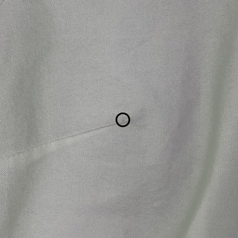 J.Crew Factory Signature Oxford Button-Up Shirt Women's L Cotton White New FLAWS gallery