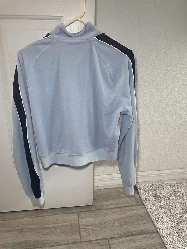 Black History Month Women’s Culture Zip Up Fleece Velour Sweatshirt Size Small gallery