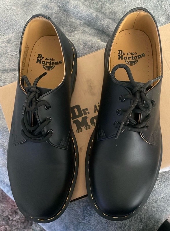Dr. Martens 1461 Black Nappa Leather Lace-Up Oxford Men’s US 9 EU 42 UK 8 gallery