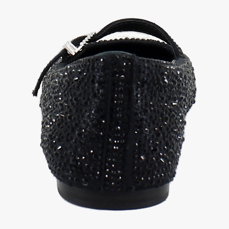 Dolce Vita Reyes Womens Flats Black Metallic Crystal gallery
