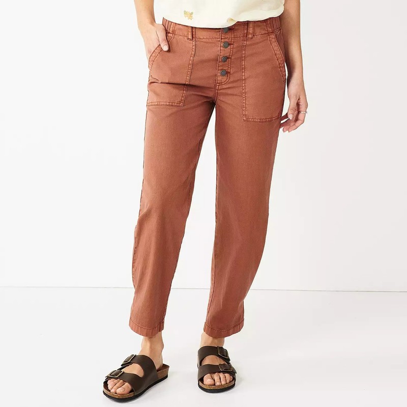 Women’s Sonoma Goods For Life Convertible Tapered Leg High Waisted Utility Pants
