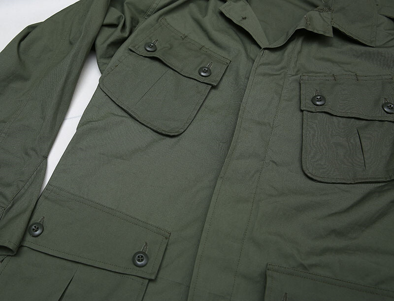 Vietnam US Army Coat Shirt Repro New US Olive Green 107 Tropical Jungle Jacket gallery