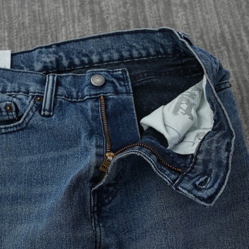 Levi's 510 Skinny Jeans Mens Blue Cotton Low Rise 29x30 Measured 29x28.5 gallery