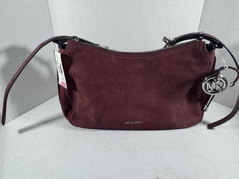 Michael Kors Nolita Medium Convertible Shoulder Bag Nubuck Leather New With Tags gallery