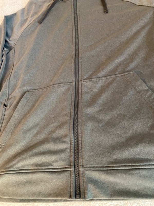 REI Co-Op Gray Tech Active Hoodie Performance Full Zip Men's XL Outdoor Hiking gallery