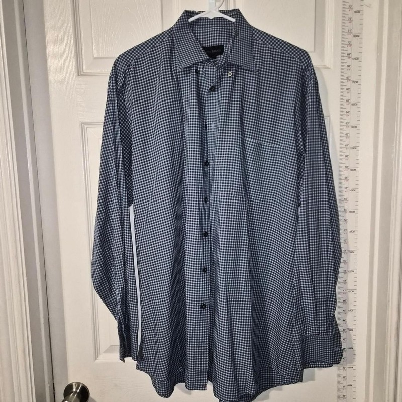 Scott Barber Men's Button-Front Dress Shirt gallery