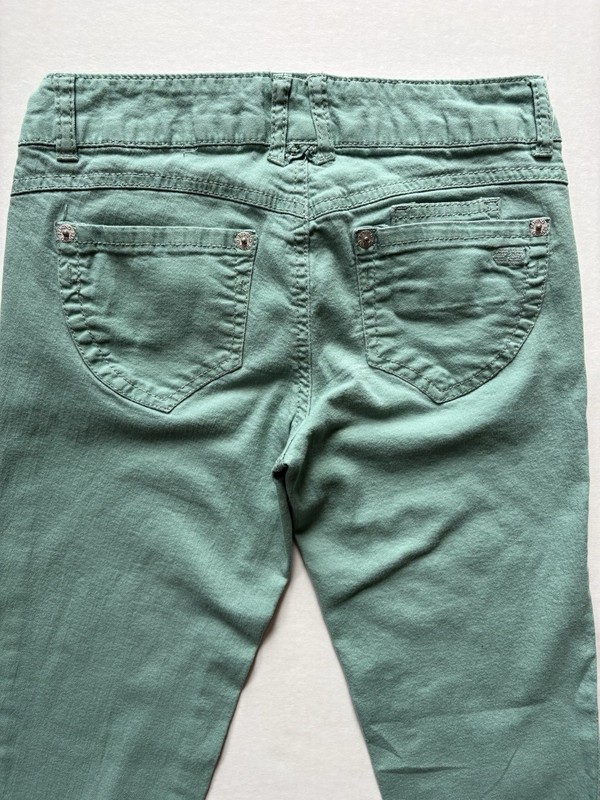 Rewind Skinny Jeans Juniors 3 Mint Green Low Rise gallery